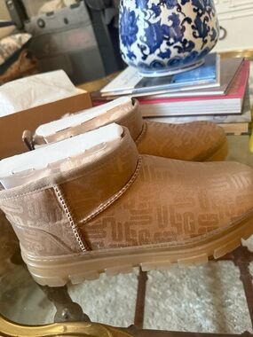 UGG Classic Ultra Mini Monogram Booties
